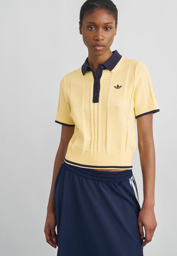 adidas Originals POLO SH SLEEVES - Polo shirt - warm vanilla