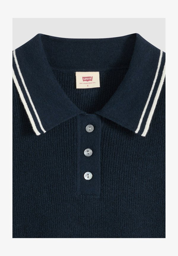 Levi's® SUPER SOFT SUMMER SS POLO EGRET / CABERN - Polo shirt - egret   cabernet egret   cabernet - blues