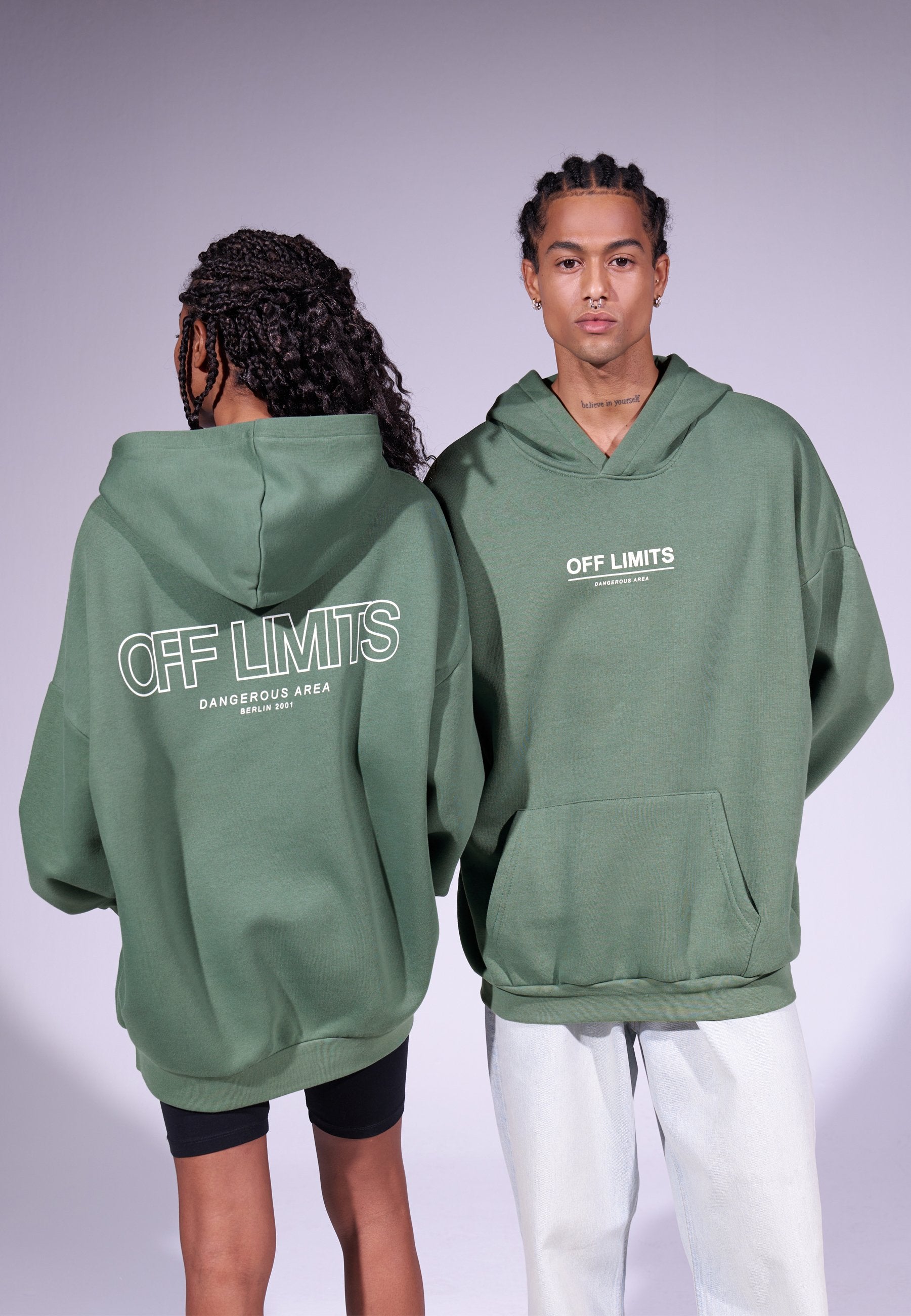 YOURTURN UNISEX RELAXED FIT OFF LIMITS HOODIE