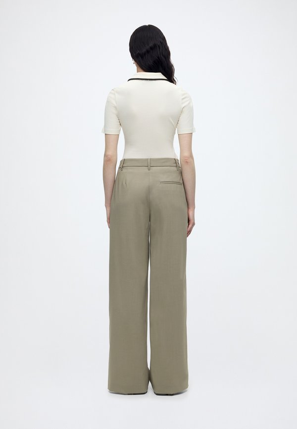 Marc O'Polo MOP X DFB TRAVEL COLLECTION PANTS WIDE LEG WELT POCKETS