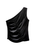Preen Velvet Co-ord One Shoulder Ruched Top - Next - View 1
