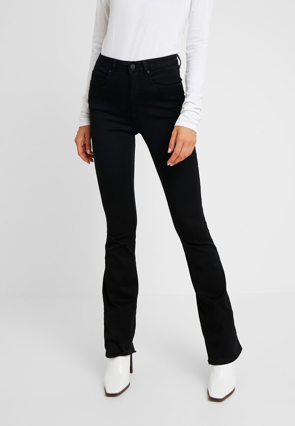 ONLY ROYAL HIGH SWEET - Bootcut jeans - black