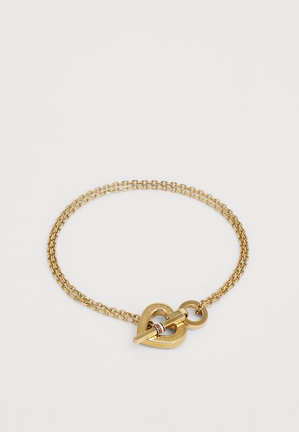 Tommy Hilfiger TOGGLE HEART - Bracelet - gold-coloured