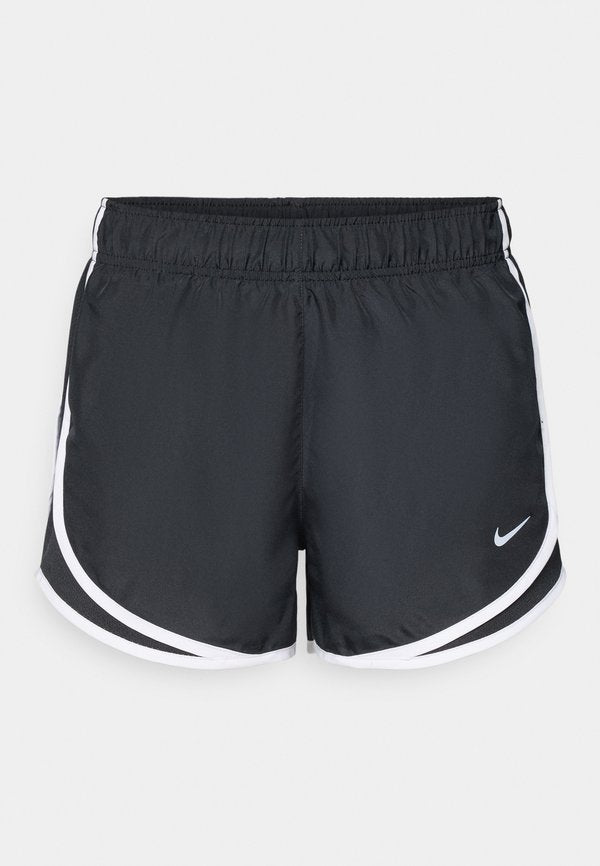 Nike Performance TEMPO SHORT - Sports shorts - black/white/reflective silver-coloured