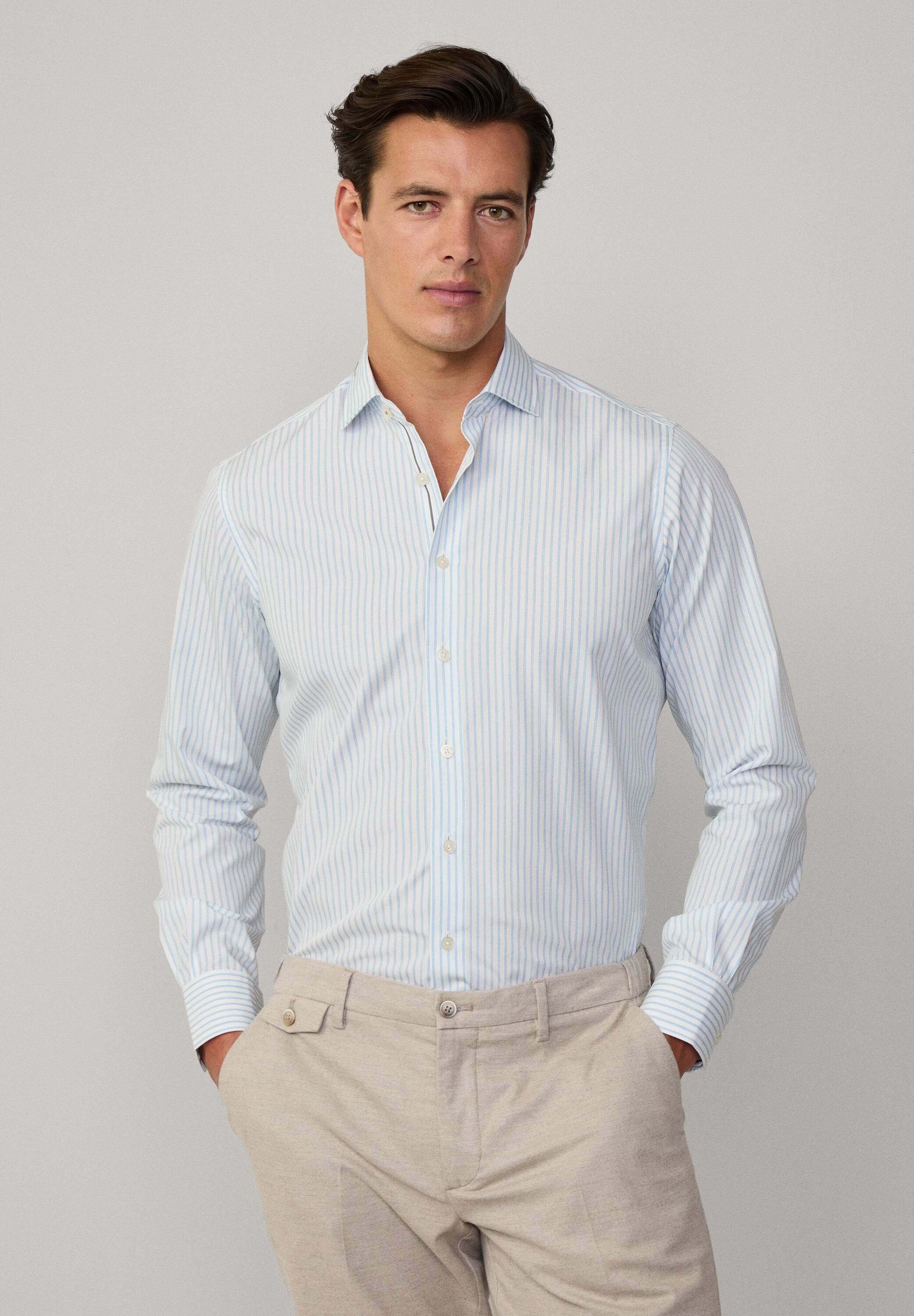 Hackett London MELANGE ENG STRIPE