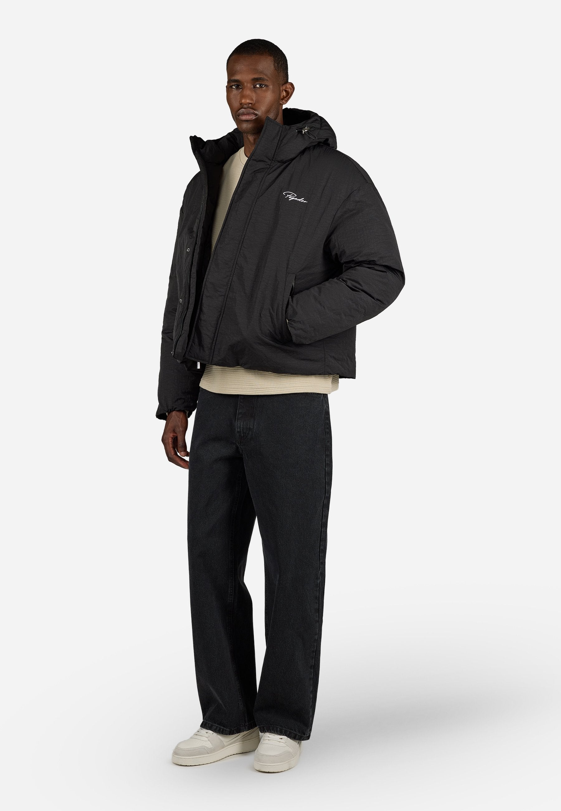 Pegador EDSON CRUSHED CROPPED BOXY PUFFER JACKET