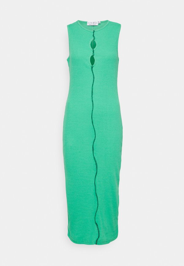 IN THE STYLE LIBERTY RACER BACK BODYCON DRESS