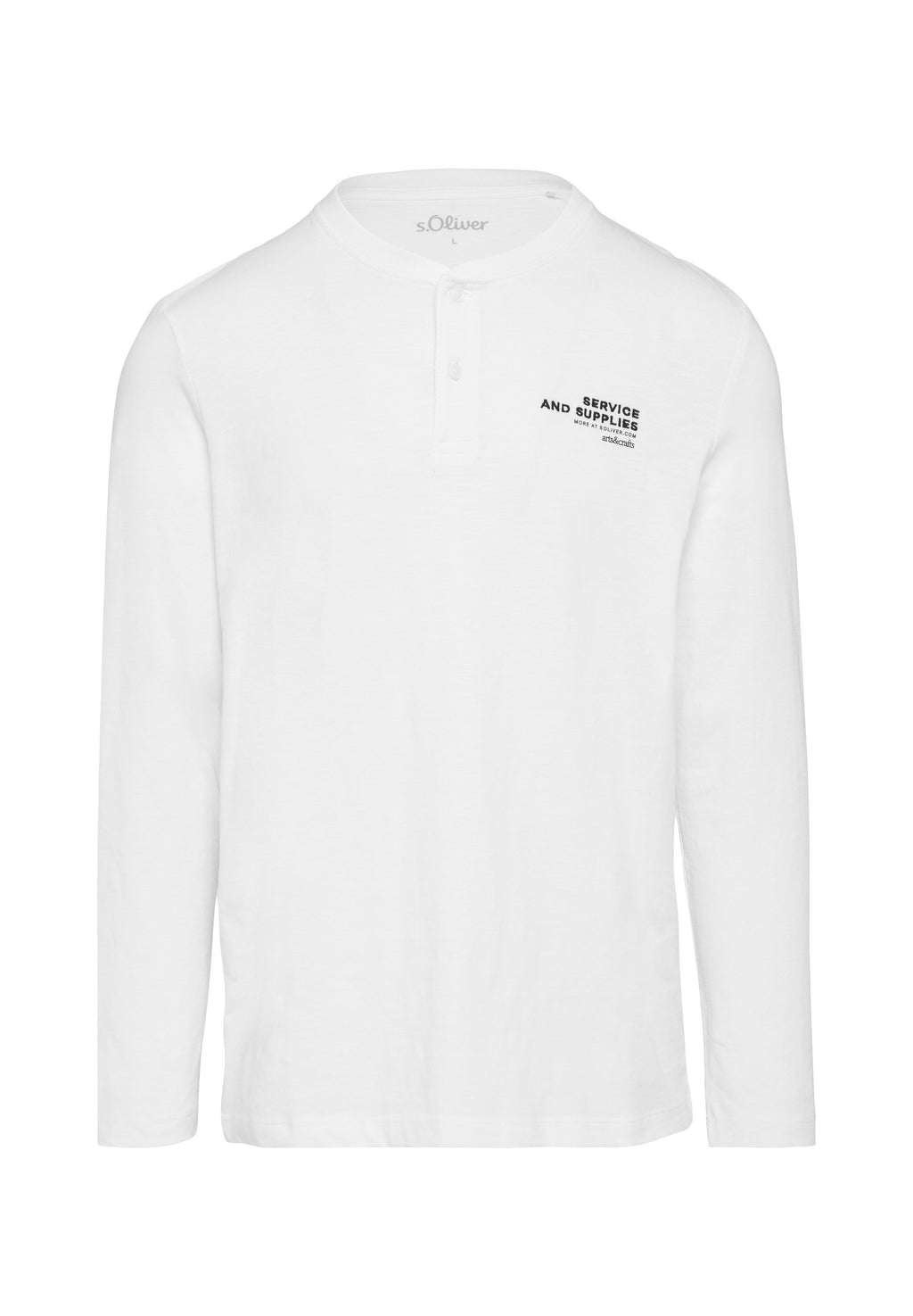 s.Oliver MIT HENLEY AUSSCHNITT