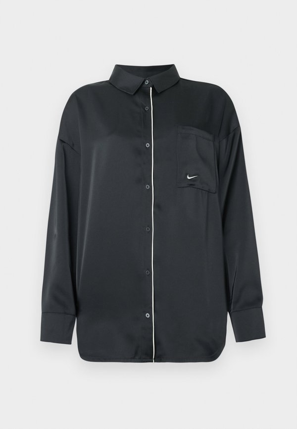 Nike Sportswear Button-down blouse - black/sail
