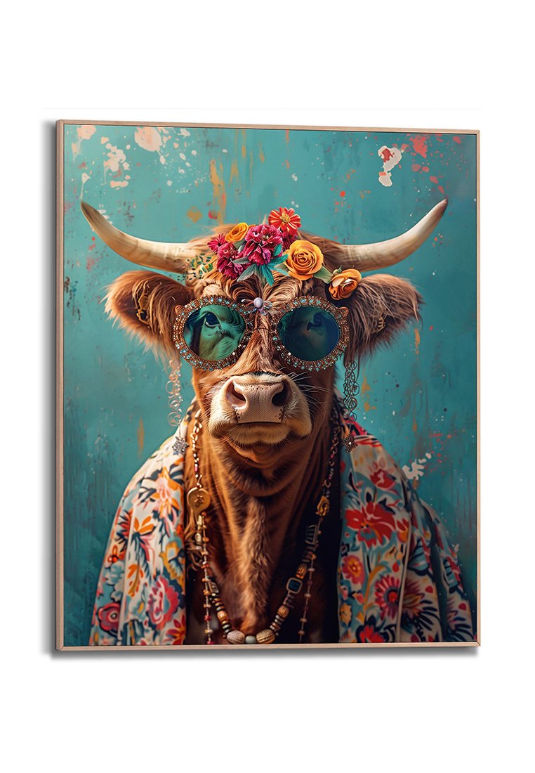 Orange Wallz COLOURED COW