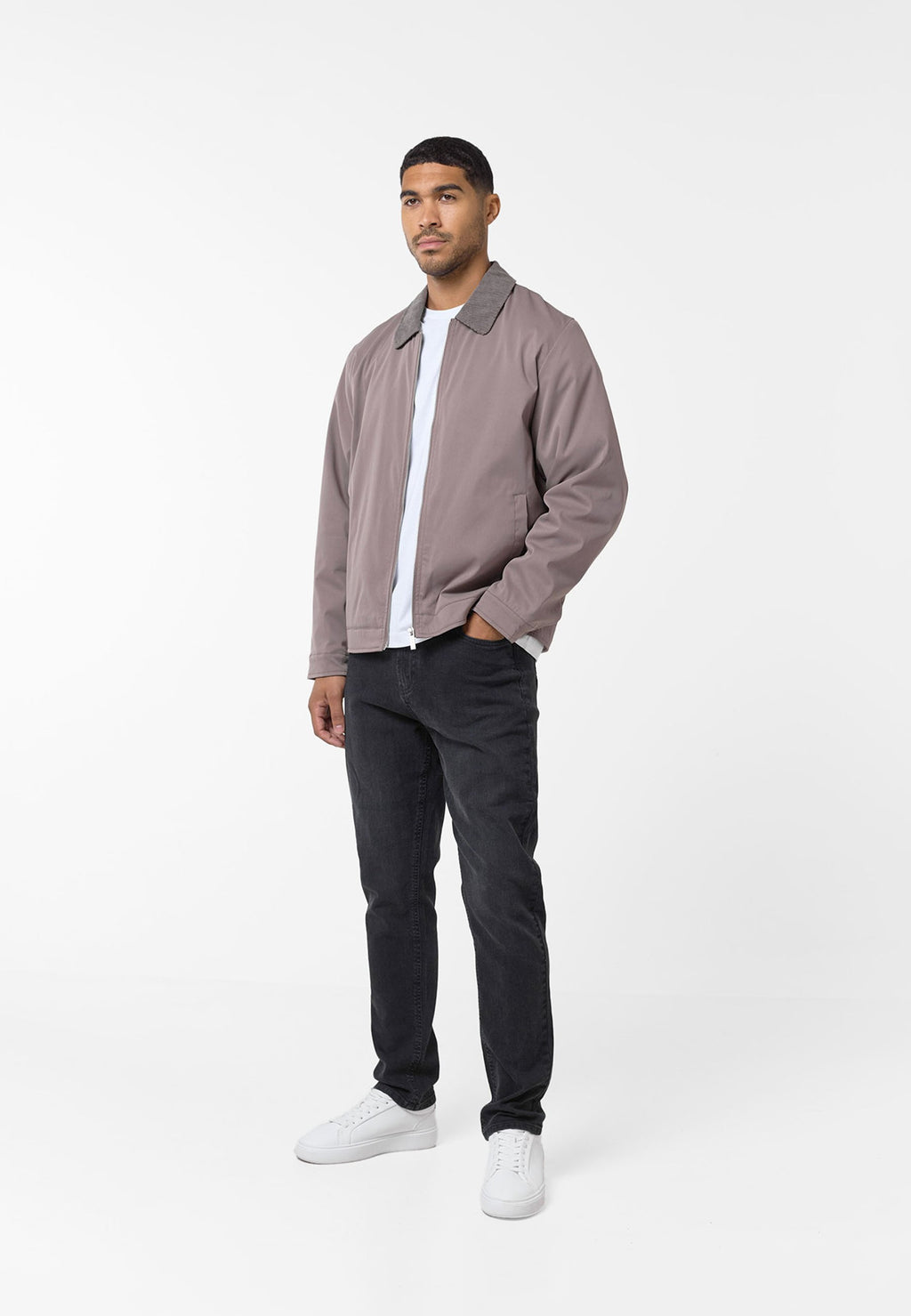CLOSURE London WORKWEAR SMART ZIP THROUGH JACKET