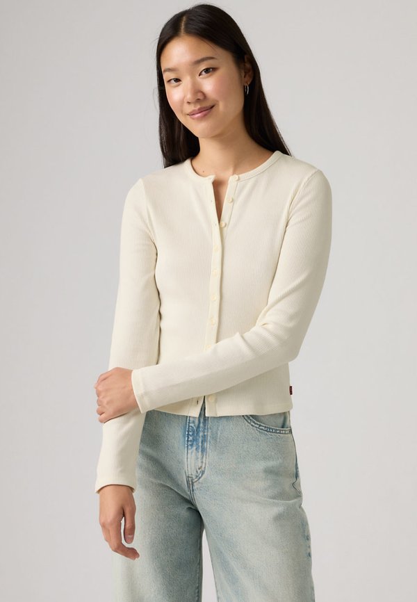 Levi's® RORY BUTTON UP - Long sleeved top - egret