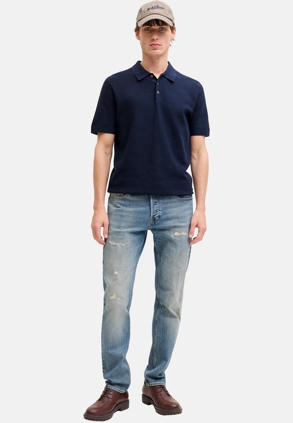 Jack & Jones 2 PACK - Polo shirt - sky captain