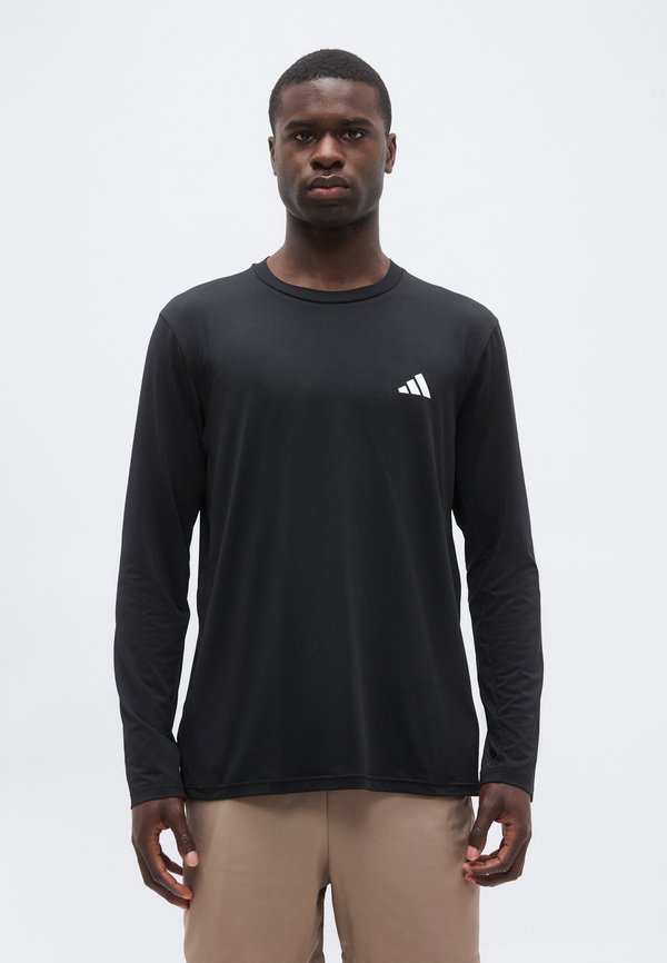 adidas Performance WORKOUT ESSENTIALS FLEX LONGSLEEVE  - Long sleeved top - black