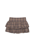 PULL&BEAR CHECK WITH RUFFLES