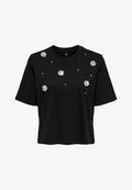 ONLY ONLSILVIA - Print T-shirt - black