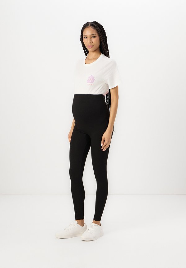 Vero Moda Maternity VMMISA SEAMLESS - Leggings - Trousers - black