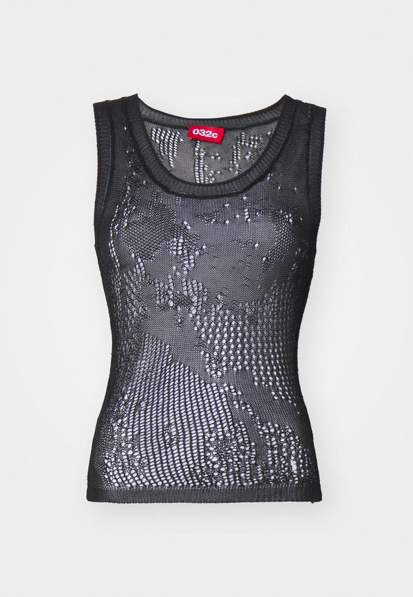 032c FRACTURED SLEEVELESS