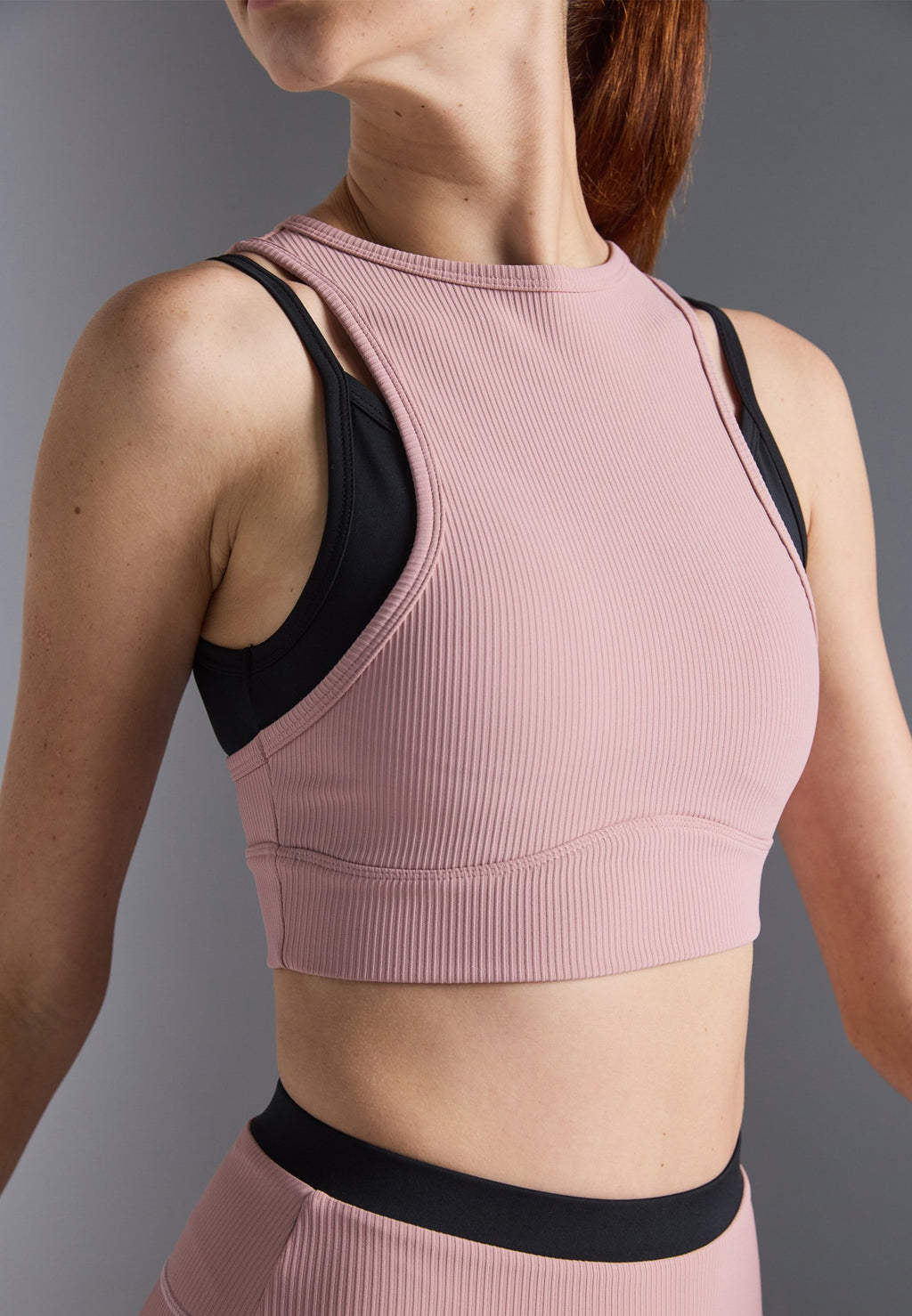 Even&Odd active DOUBLE LAYER SLEEVELESS CONTRAST TOP