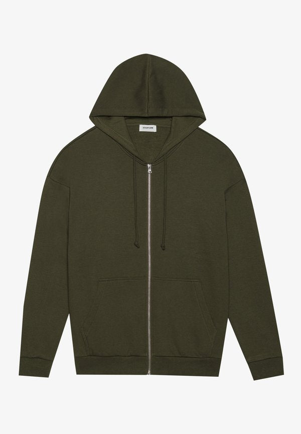 YOURTURN by Zalando UNISEX RELAXED FIT ZIP-UP HOODIE