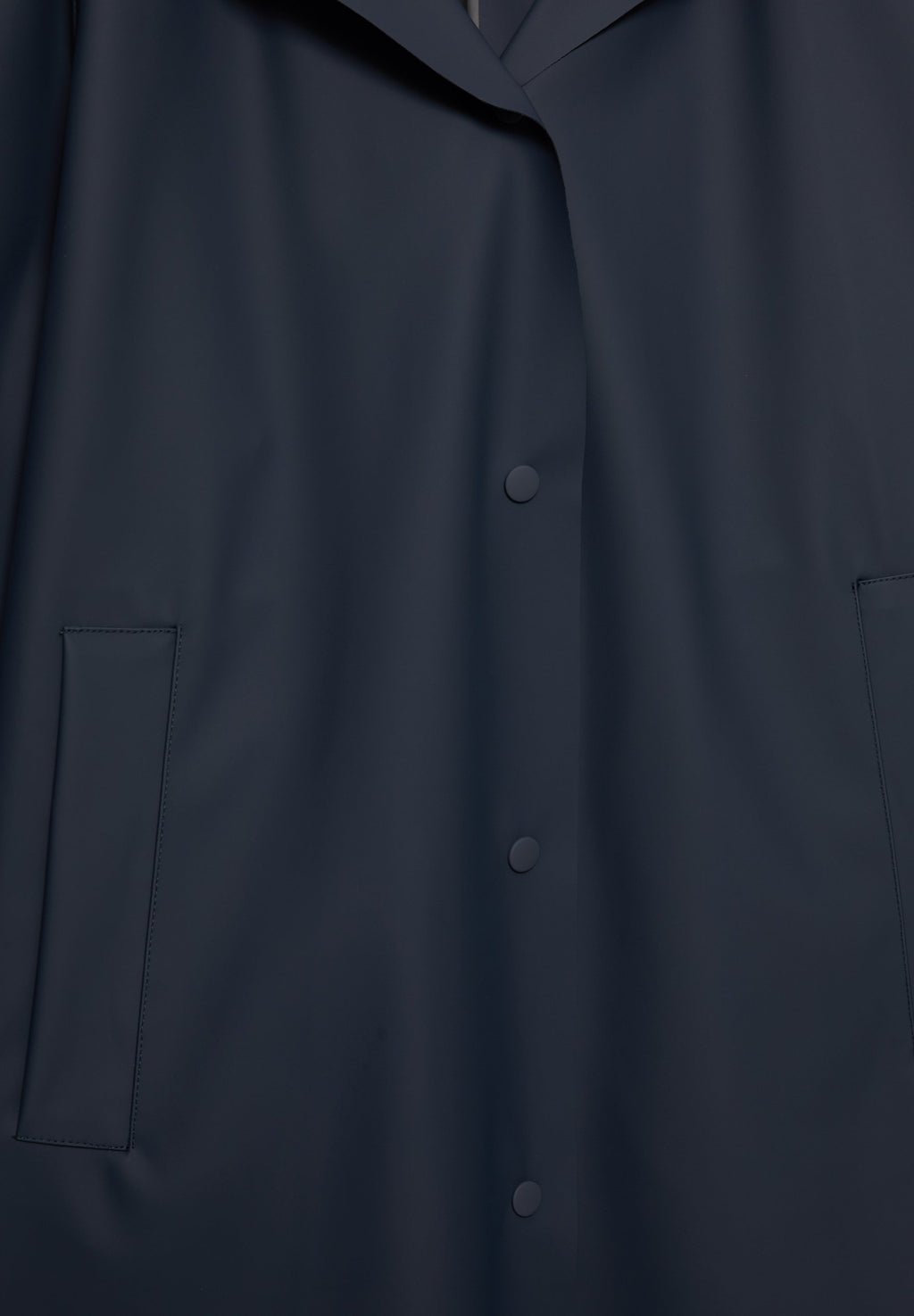 PULL&BEAR LONG RUBBERISED - RAINCOAT