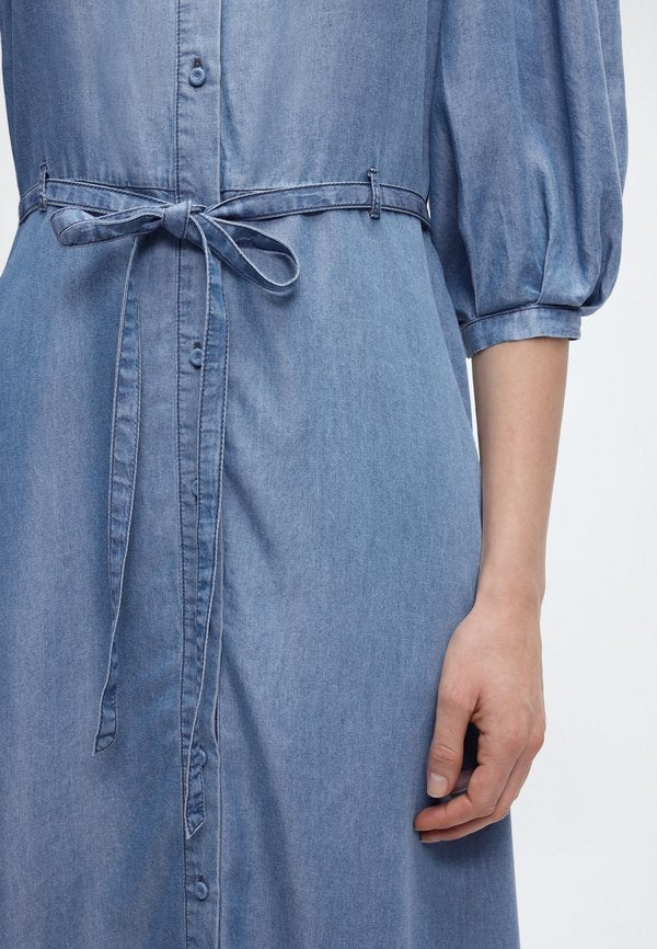 Rosemunde RWDALLAS TENCEL LS MIDI DRESS