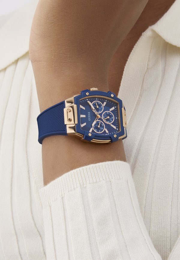 Guess PHOENIX - Chronograph watch - blue