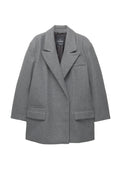 PULL&BEAR TAILORED FIT FELT TEXTURE
