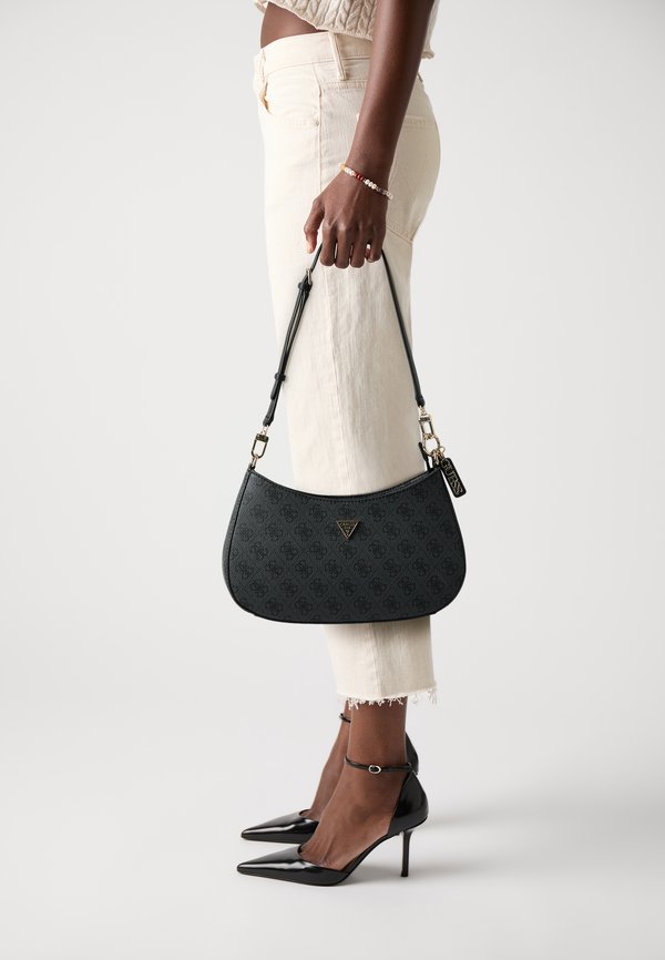 Guess NOELLE TOP ZIP - Handbag - coal