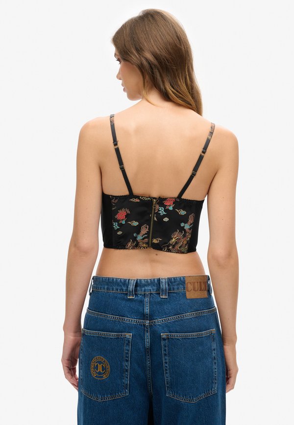 Superdry & Co BROCADE CROP CORSET