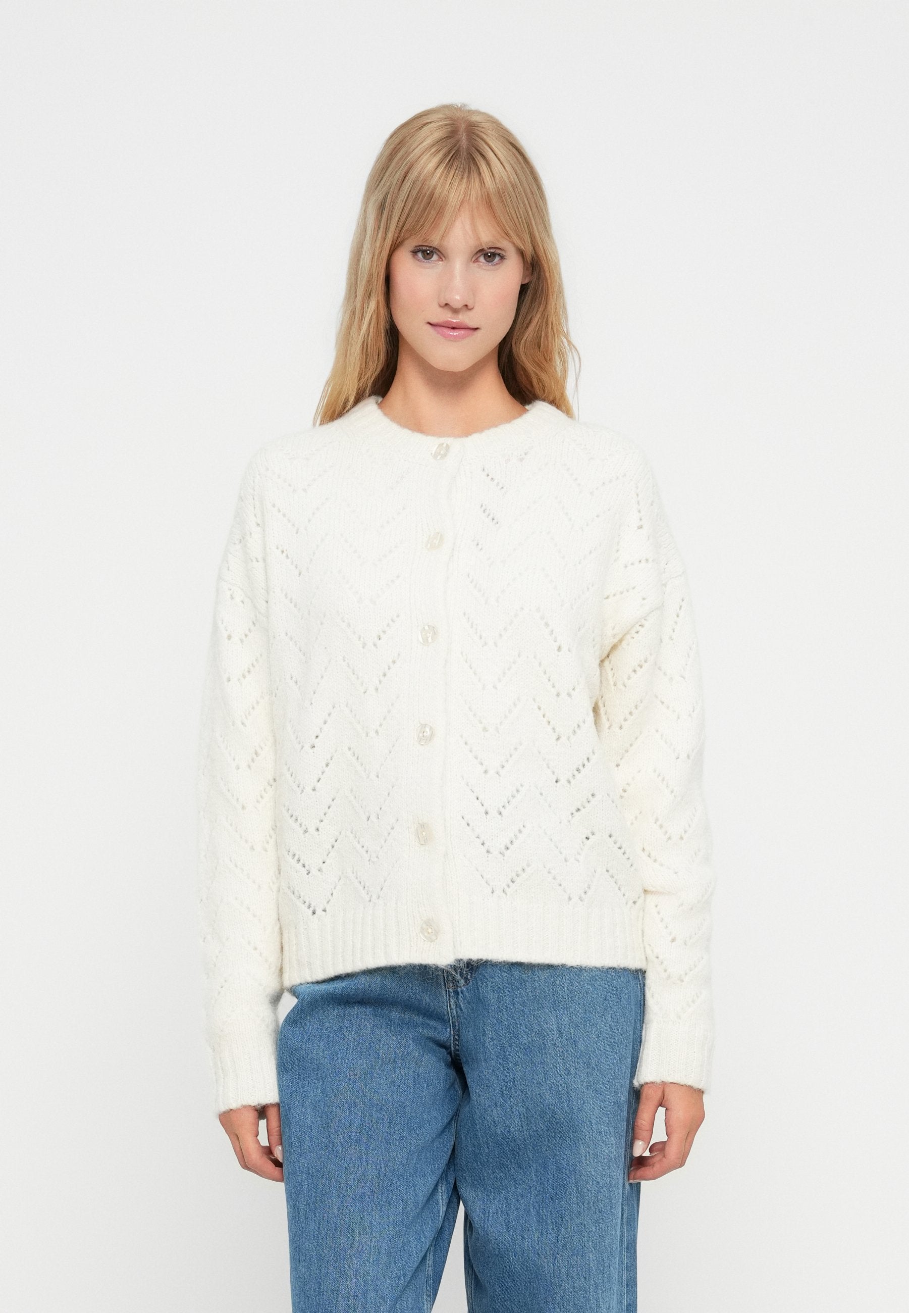 GAP FUZZY TEXTURE CARDI