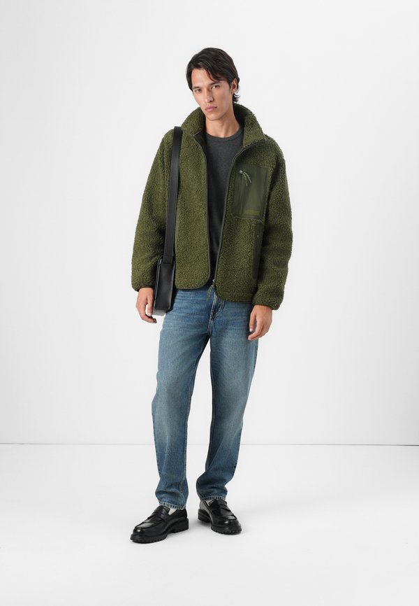 Tommy Hilfiger ZIP THROUGH UNISEX - Fleece jacket - huntsman green
