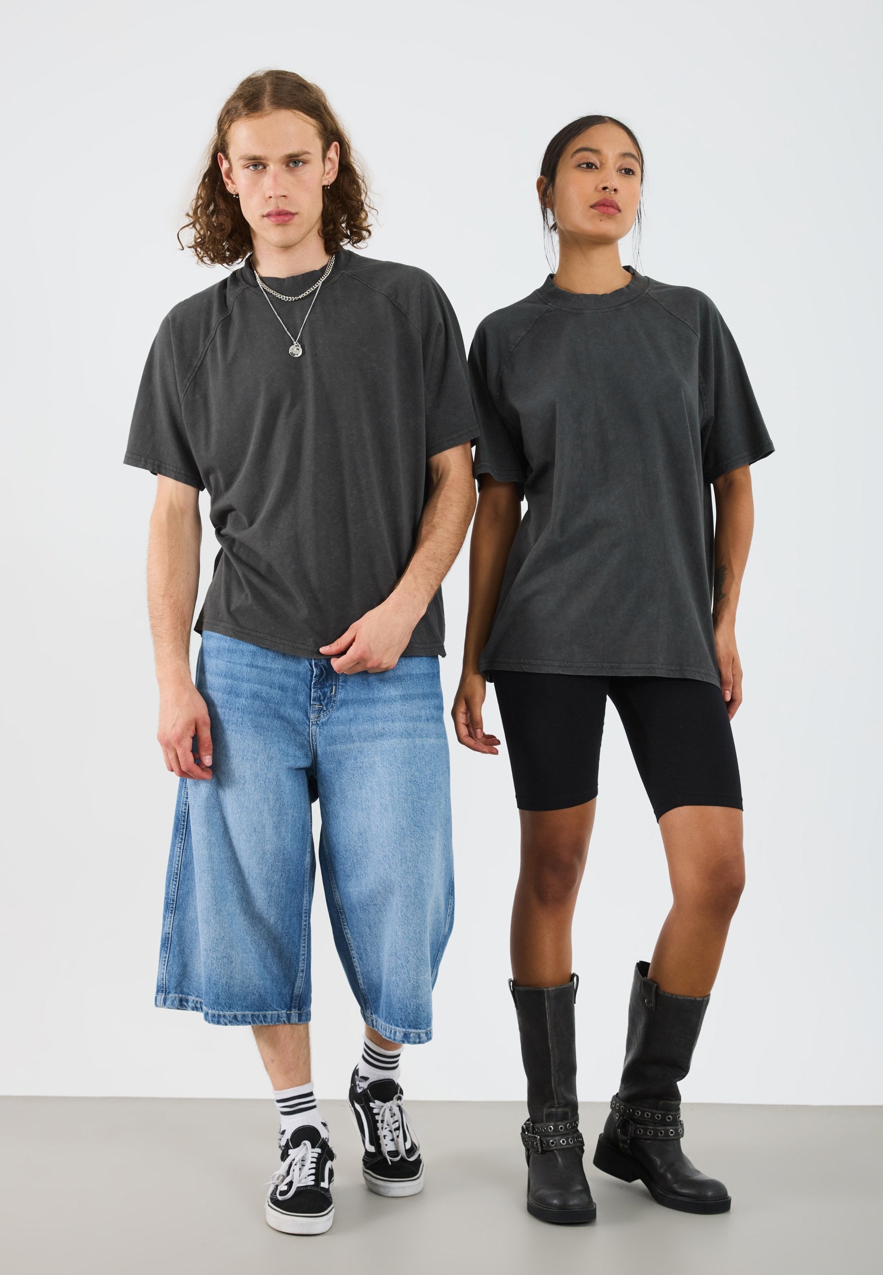 YOURTURN OVERSIZED FIT WASHED