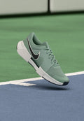 Nike Performance GP CHALLENGE 1.5 CLAY - Multicourt tennis shoes - steam/black/light silver-coloured/white