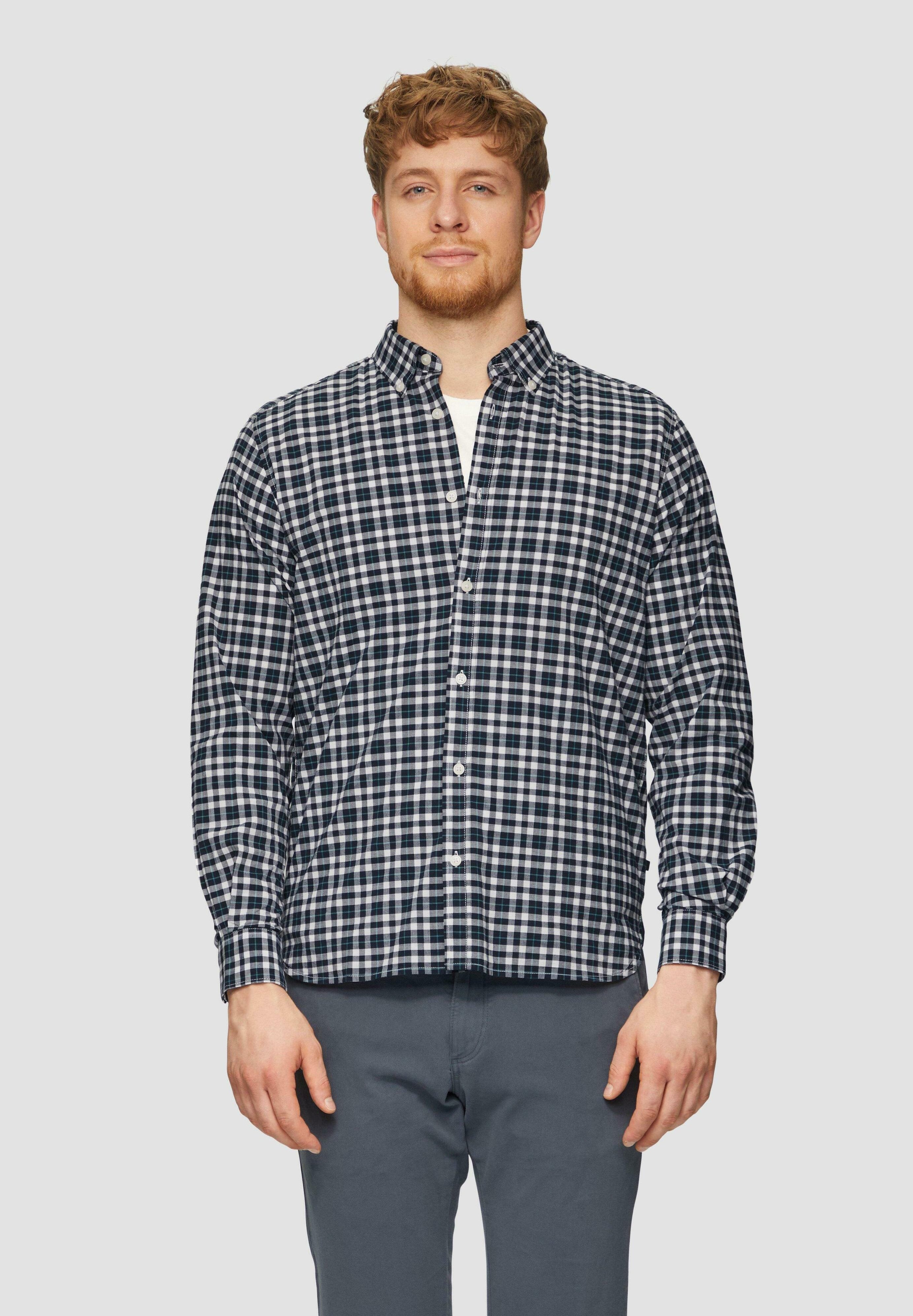 s.Oliver REGULAR FIT KARIERTES MIT BUTTON-DOWN-KRAGEN