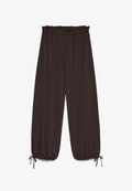 Vero Moda VMSOPHIA High waist - Trousers - chocolate torte