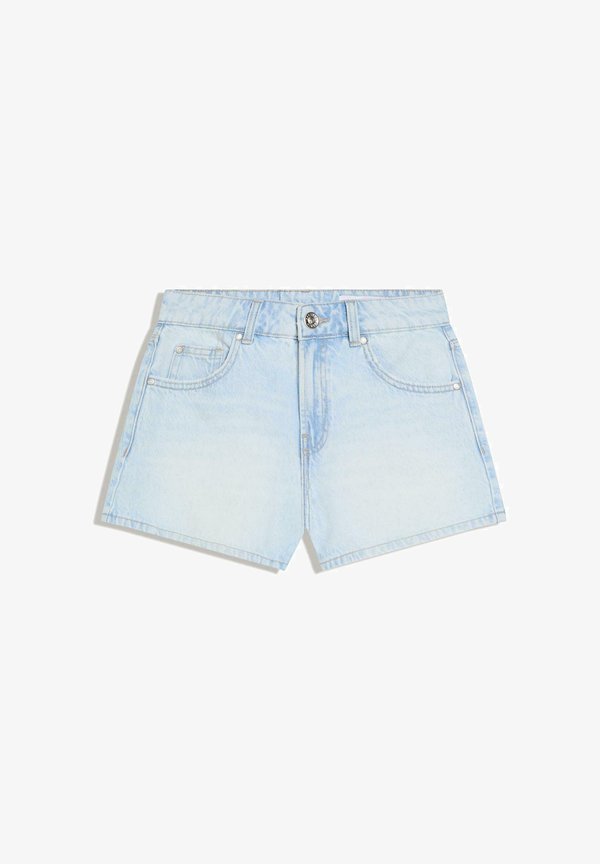 Bershka Denim shorts - light blue