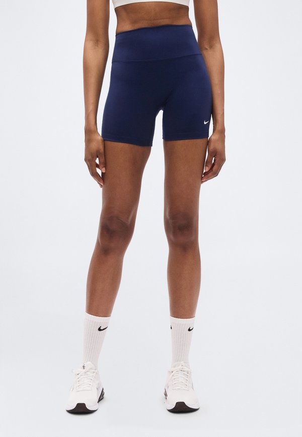 Nike Performance ONE SHORT  - Leggings - midnight navy/white