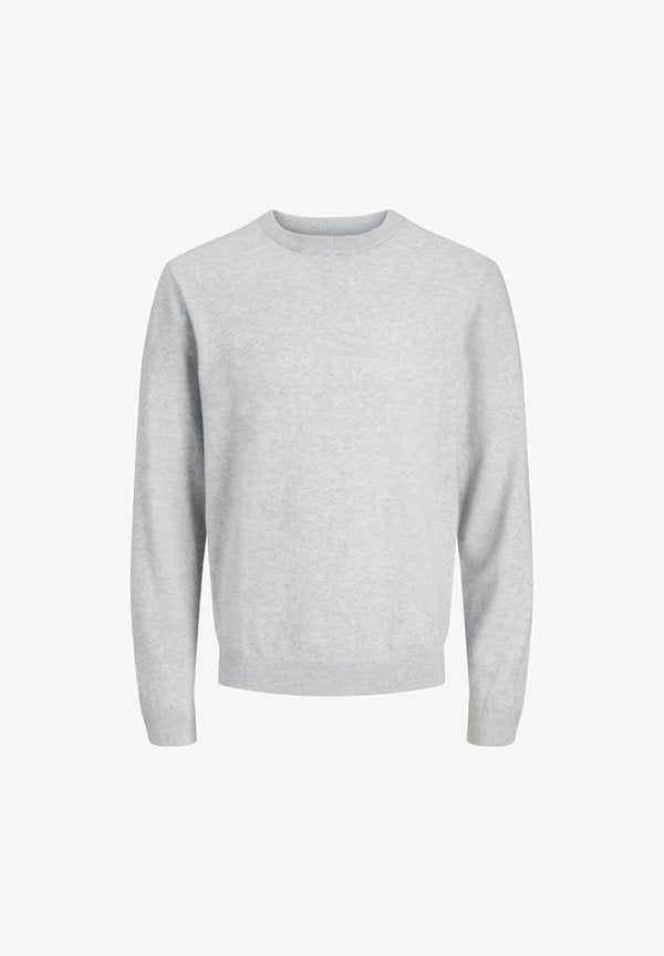 Jack & Jones Knitted Plain Knitted - Jumper - light grey melange