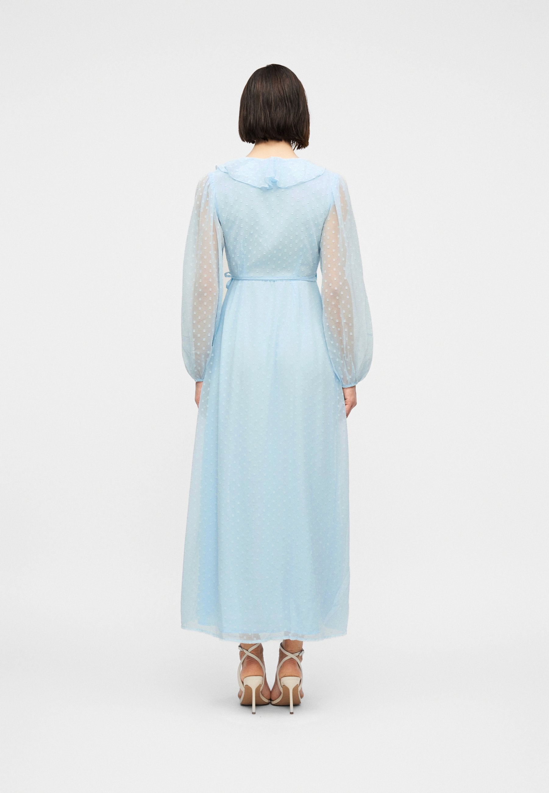 VILA VIEDEE V NECK ANKLE DRESS