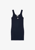 Calvin Klein Jeans LABEL BABY - Jersey dress - dark sapphire
