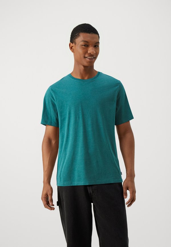 Jack & Jones JJEORGANIC MELANGE TEE SS O-NECK NOOS - Basic T-shirt - storm
