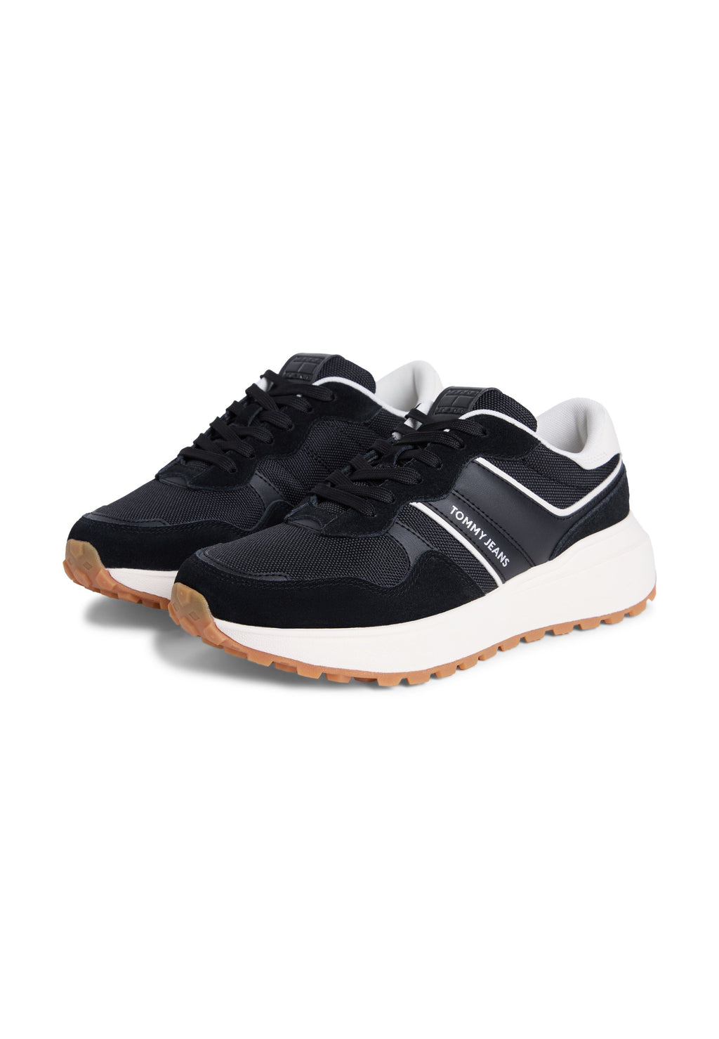 Tommy Jeans SUEDE CLEAT MIXED TEXTURE TRAINERS