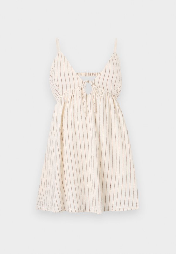 Abercrombie & Fitch V NECK FLOWY TIE FRONT