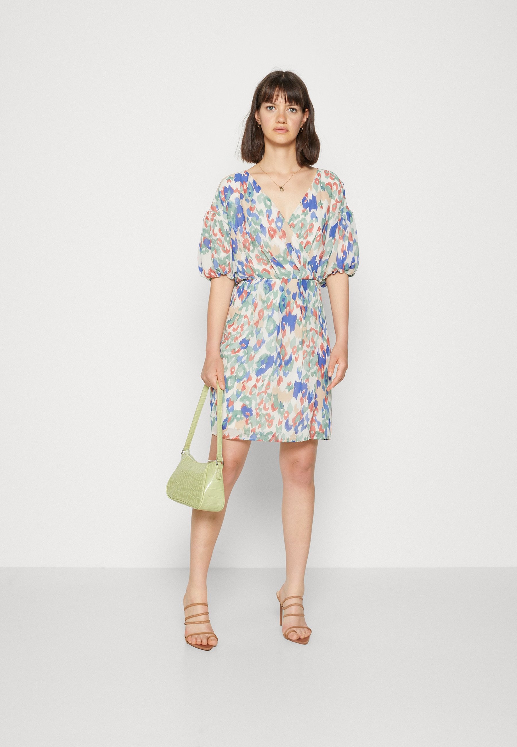 VILA VILUNA 2/4 V-NECK DRESS
