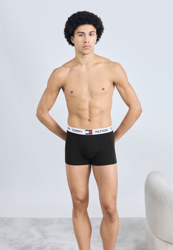 Tommy Hilfiger HERITAGE LOGO 3 PACK - Trunks - black