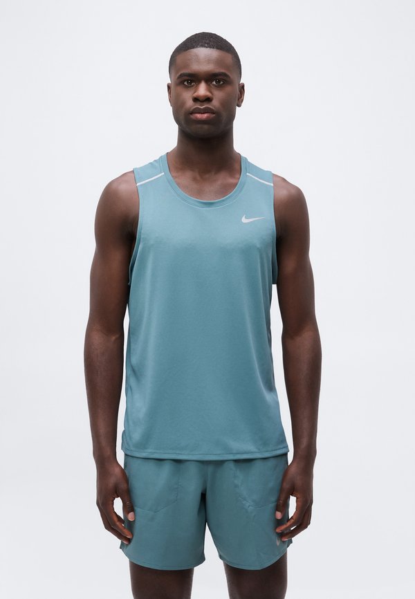 Nike Performance MILER TANK - Top - mineral slate