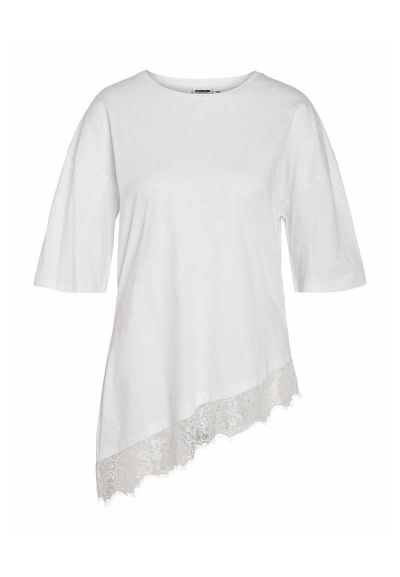 NMEASY LACE DETAIL S/S T-SHIRT Media 1