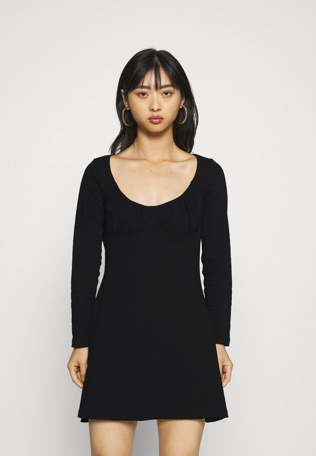 Fashion Union Petite DRESS PETITE RUCHED BUST MINI DRESS