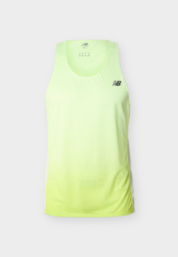 New Balance VIZ-TECH RUN SINGLET - Top - afterglow/black